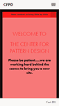Mobile Screenshot of centerforpatterndesign.com